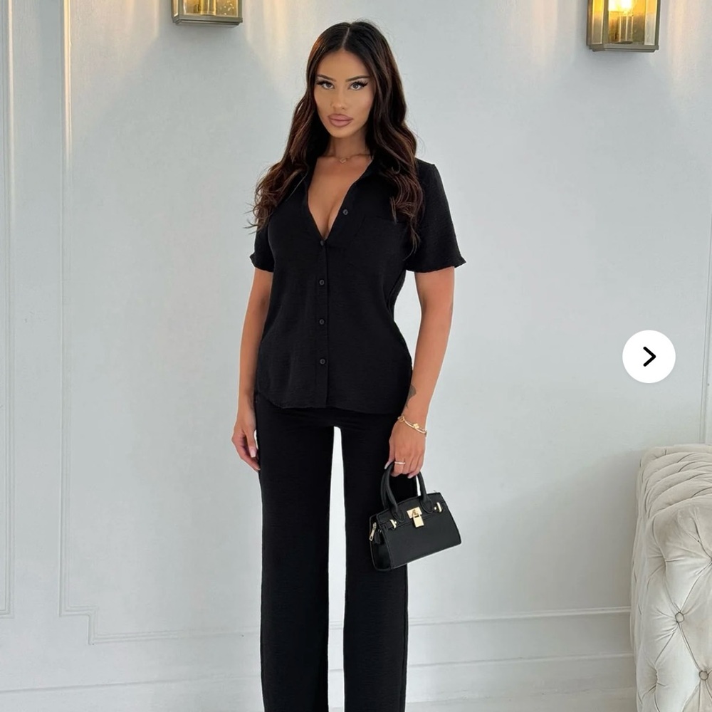 Fashion Nova Black 2 piece set